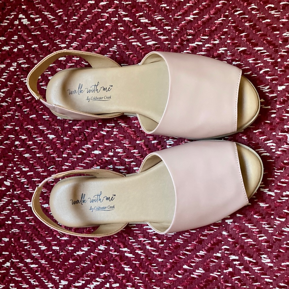Coldwater Creek Cream Colored Sling-backs - NWOT
